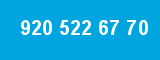 920 522 67 70 920 522 67 70